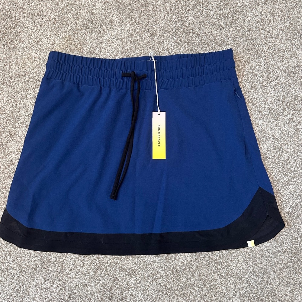 Summersalt The Beyond the Lounge Chair Skirt - Atlantic & Sea Urchin